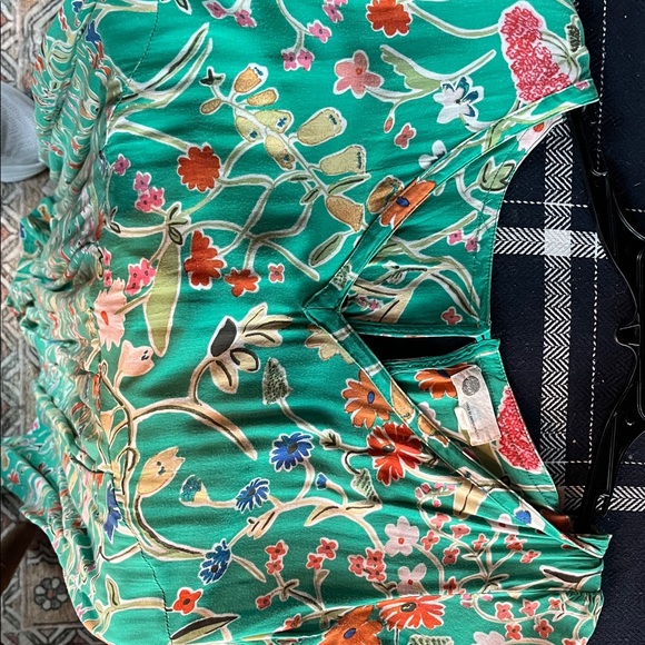 Floral Green Dress - Picture 2 of 4